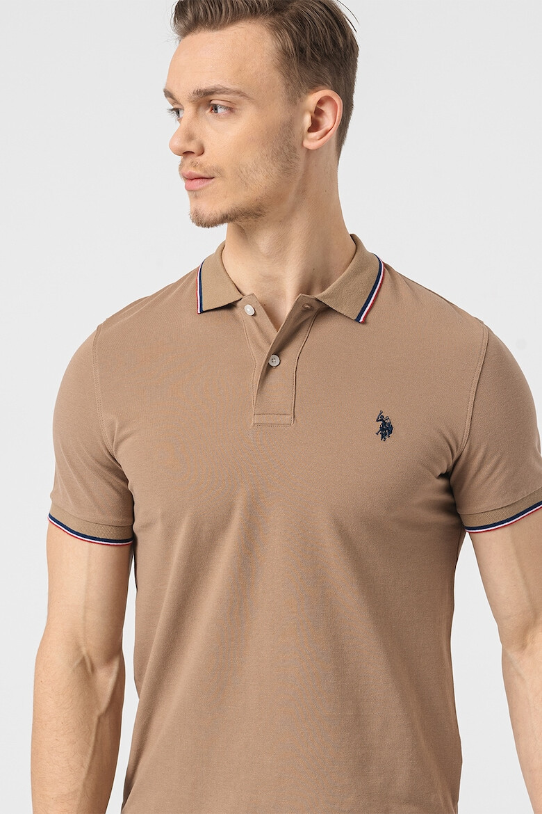 US Polo Assn Тениска с яка - Pepit.bg