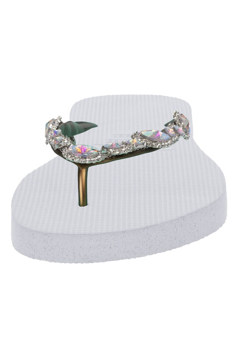 UZURII Чехли Chrystal Marilyn - Бял - Pepit.bg
