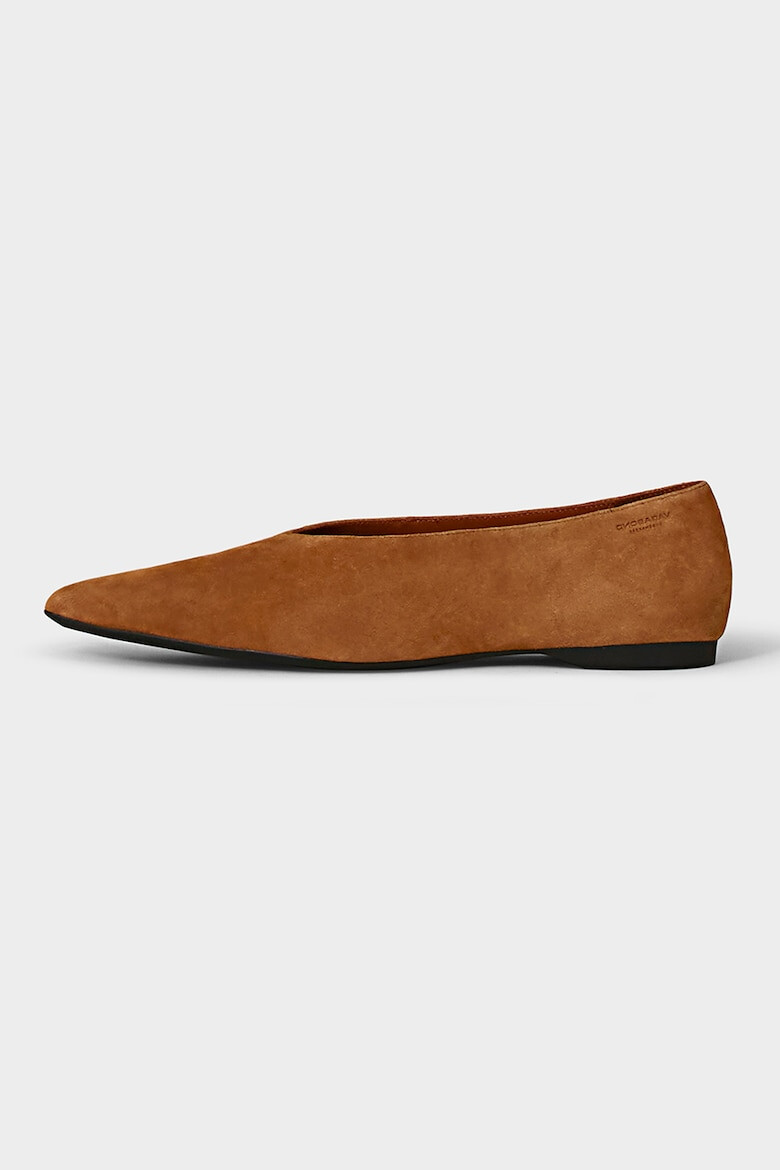 Vagabond Shoemakers Велурени балерини - Карамел - Pepit.bg