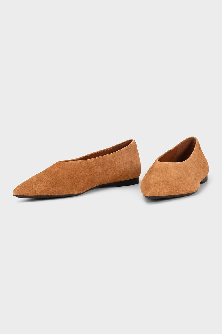 Vagabond Shoemakers Велурени балерини - Карамел - Pepit.bg