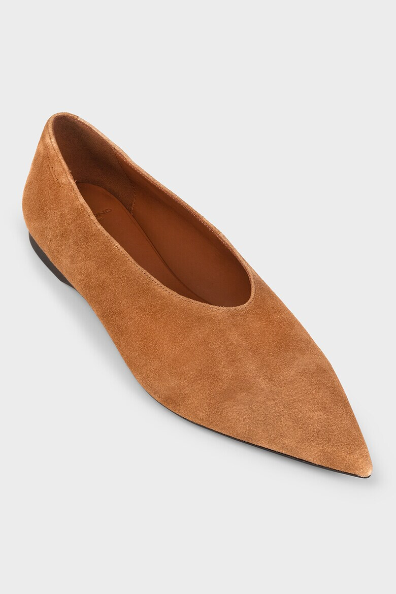 Vagabond Shoemakers Велурени балерини - Карамел - Pepit.bg