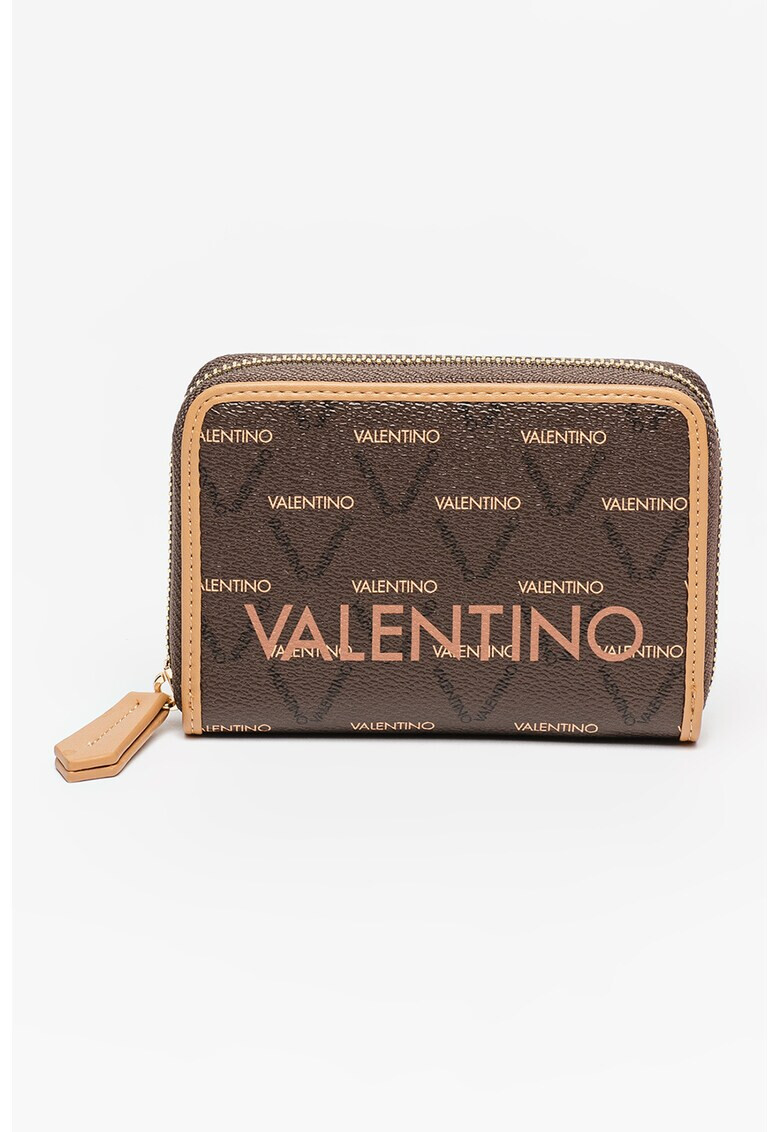 Valentino Bags Портфейл от еко кожа с цип и лога - Pepit.bg