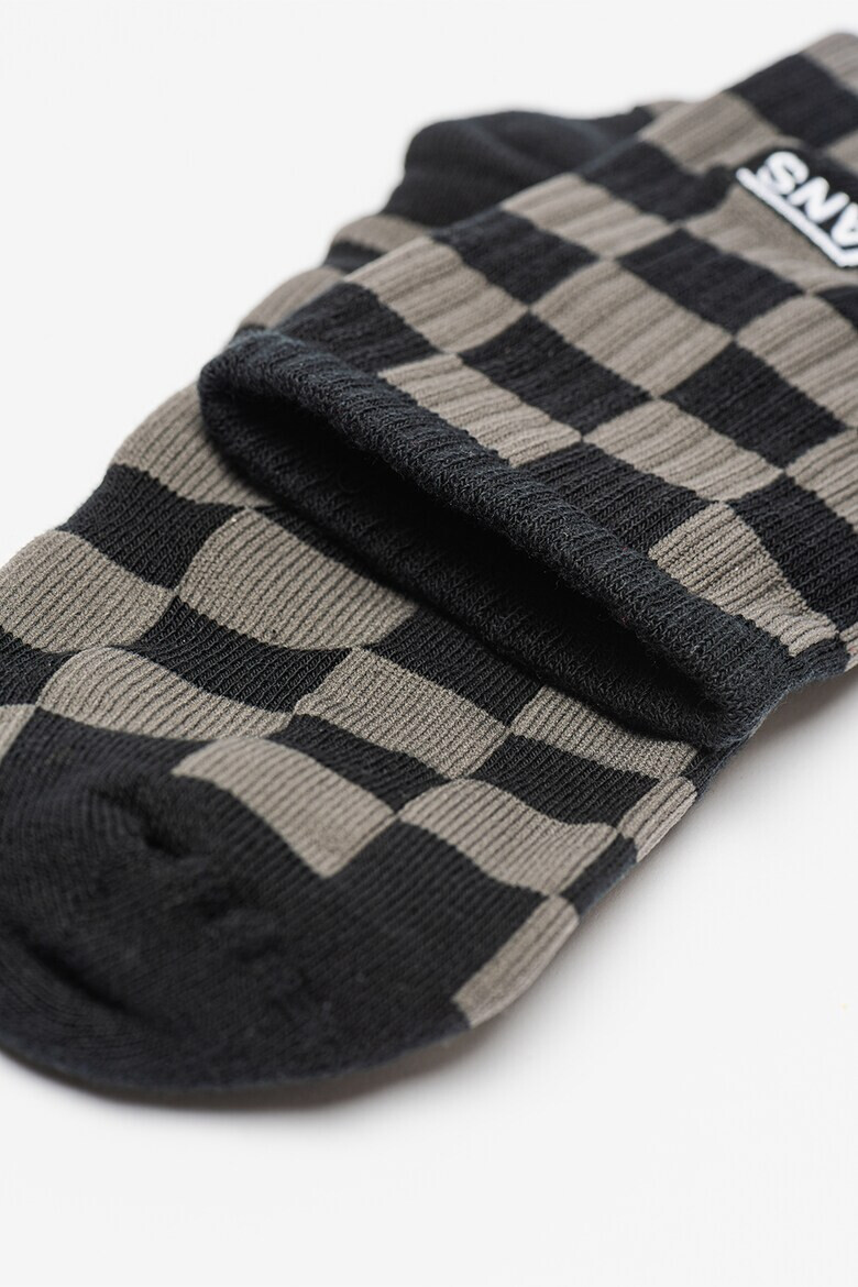 Vans Дълги чорапи с десен Checkerboard Crew II - Pepit.bg