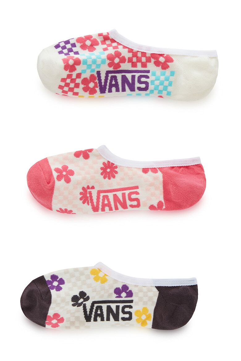 Vans Изрязани чорапи Flower Tile - 3 чифта - Pepit.bg