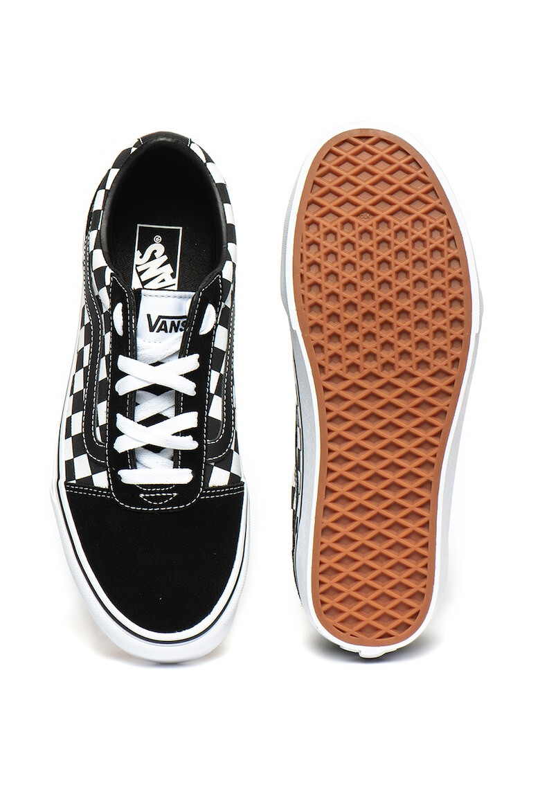 Vans Карирани кецове Ward с велур - Pepit.bg