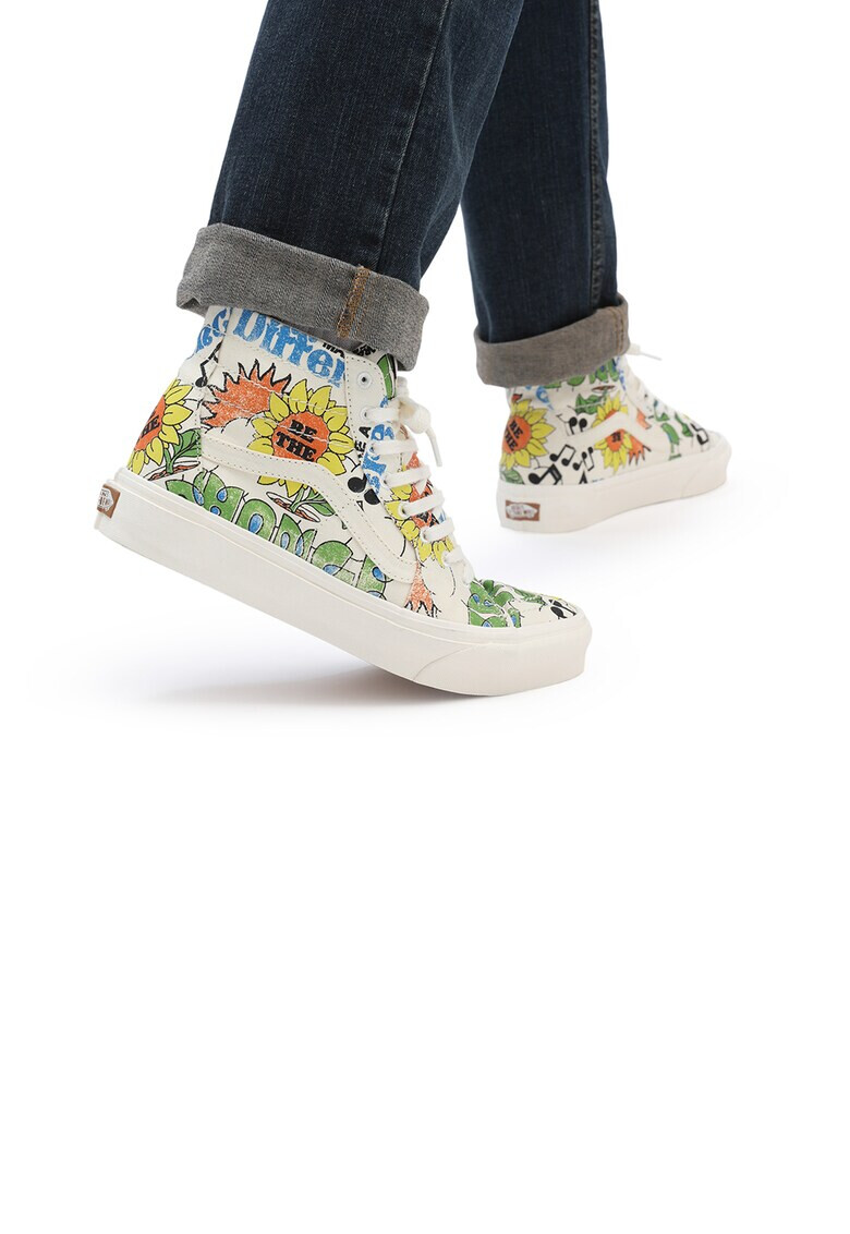 Vans Кецове Sk8 с фигурална шарка - Pepit.bg