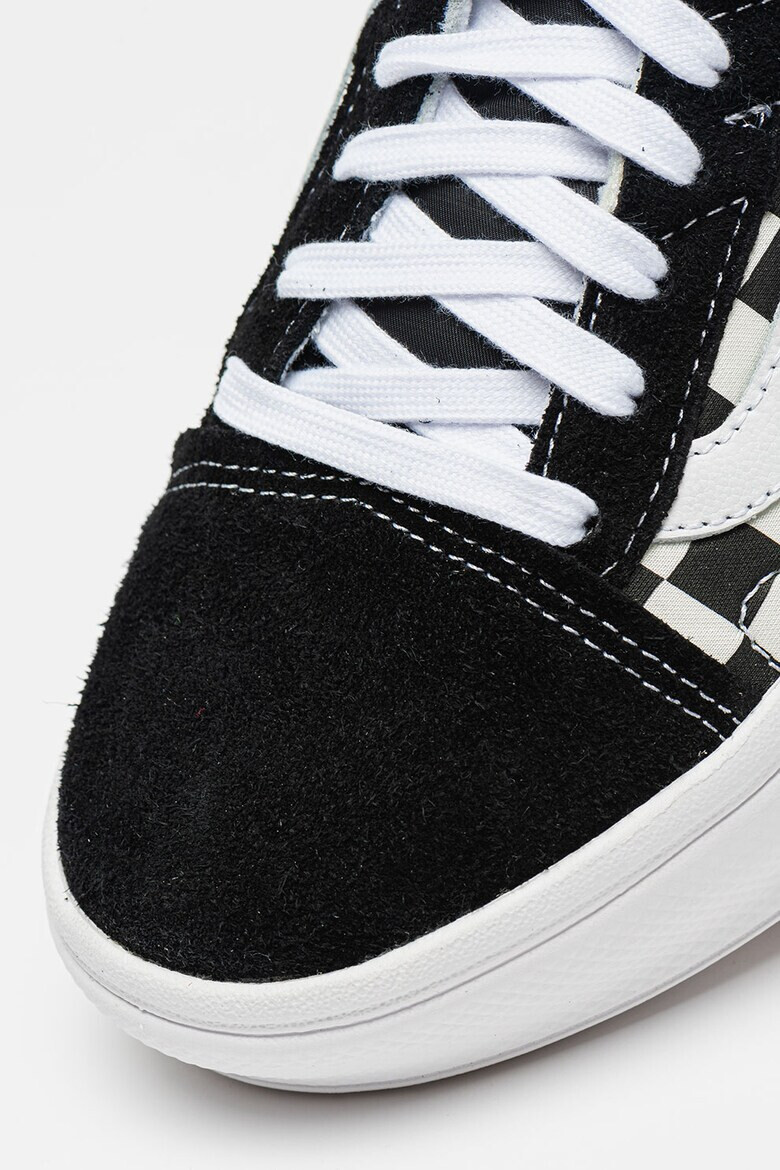 Vans Кецове Old Skool Overt с велур - Бял/Черен - Pepit.bg