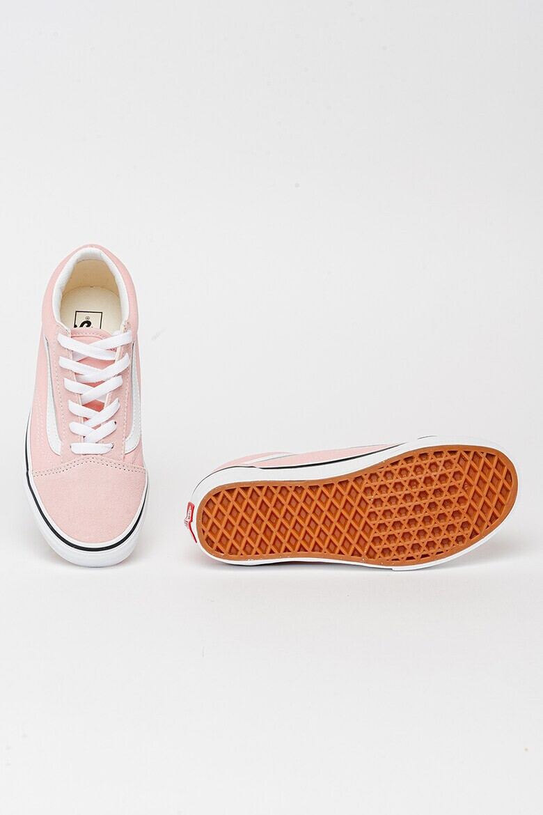 Vans Кецове Old Skool с кожа - Розово - Pepit.bg