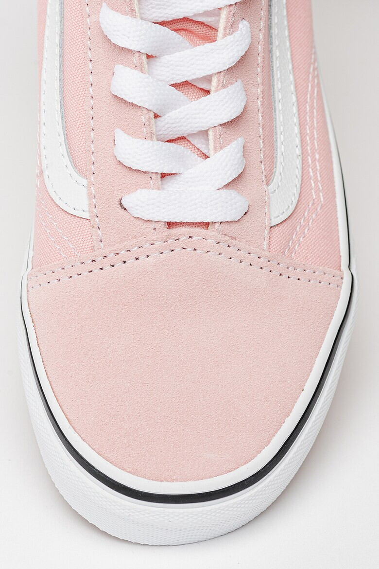 Vans Кецове Old Skool с кожа - Розово - Pepit.bg