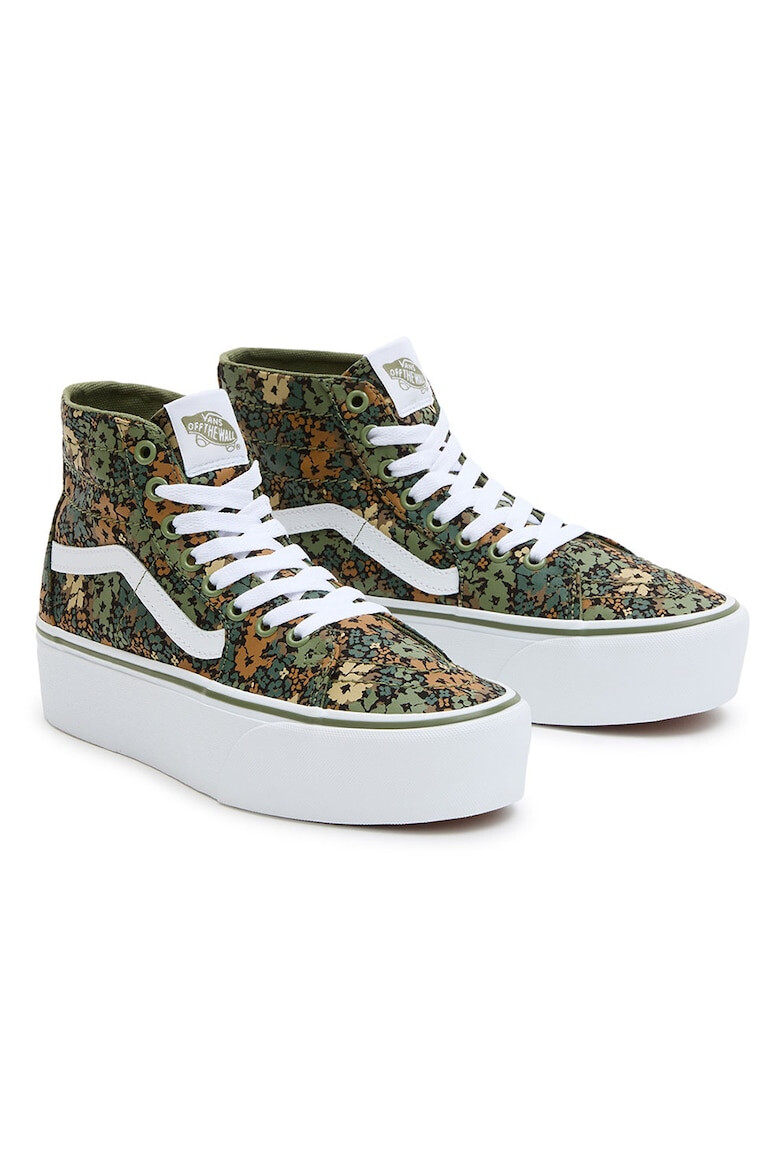 Vans Кецове с равна платформа и принт - Pepit.bg