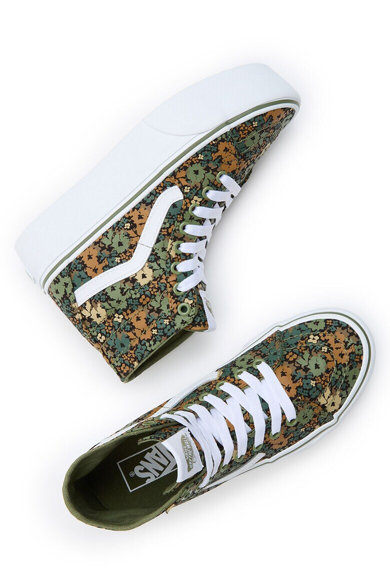 Vans Кецове с равна платформа и принт - Pepit.bg