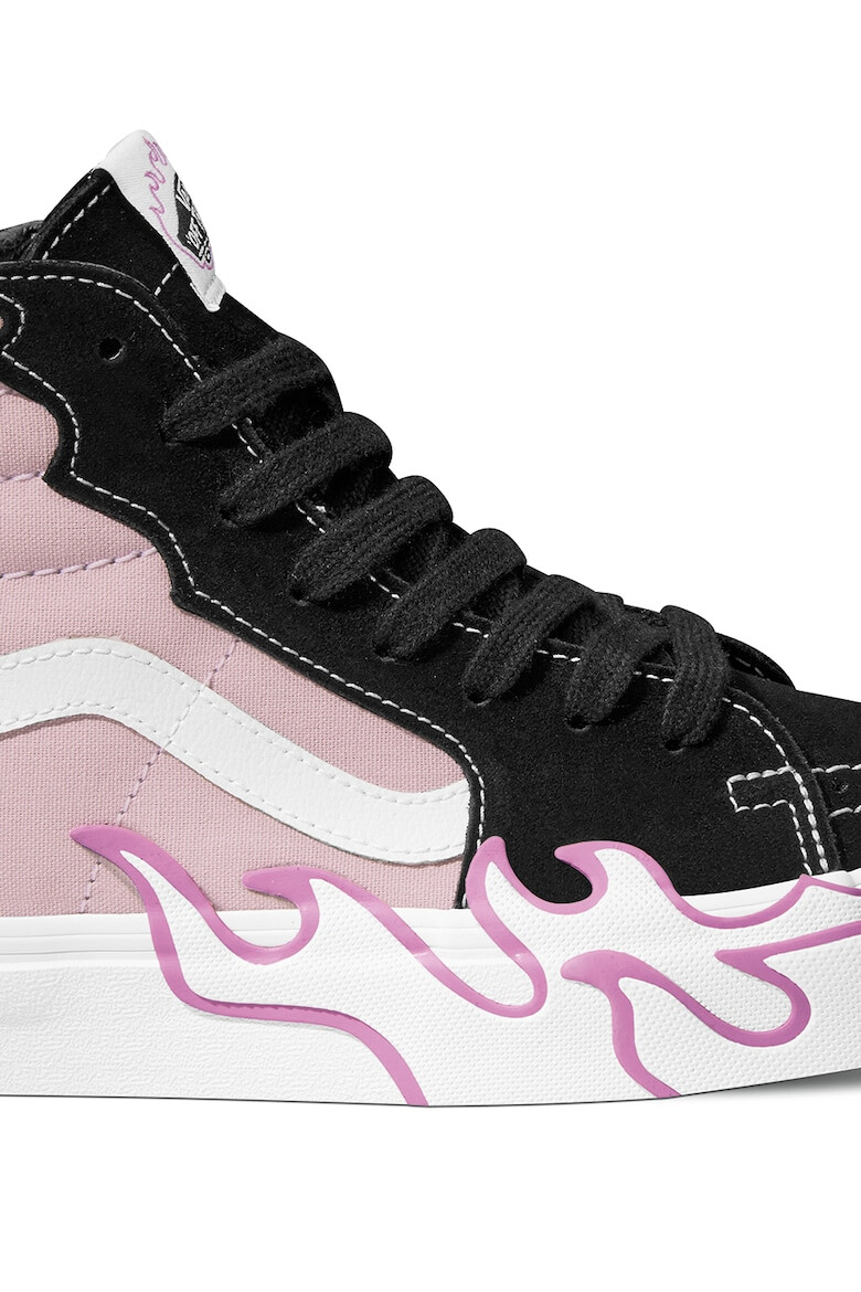 Vans Кецове SK8-HI Flame с велур - Pepit.bg