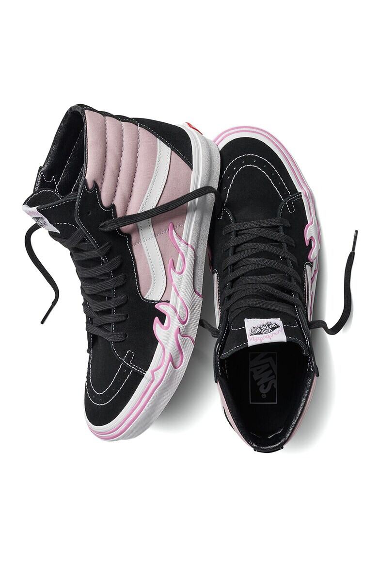 Vans Кецове SK8-HI Flame с велур - Pepit.bg