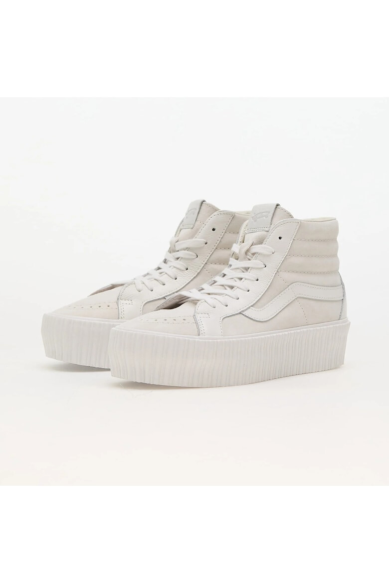 Vans Унисекс маратонки Sk8-Hi Reissue 3 Platform Lx - размер 38 - бели - Бял - Pepit.bg