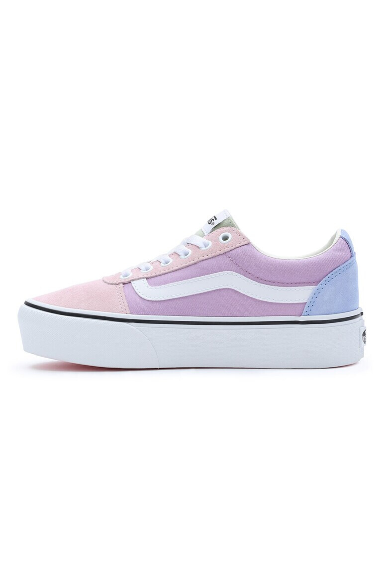 Vans Кецове Ward с платформа и велур - Pepit.bg