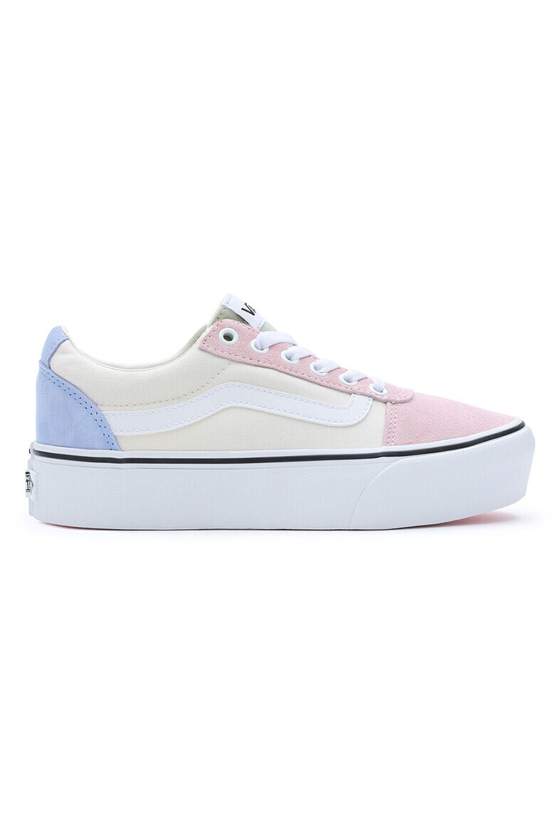 Vans Кецове Ward с платформа и велур - Pepit.bg