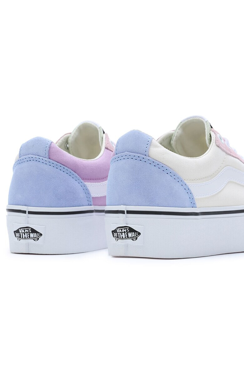 Vans Кецове Ward с платформа и велур - Pepit.bg