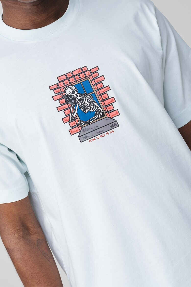 Vans Памучна тениска с фигурален принт - Pepit.bg