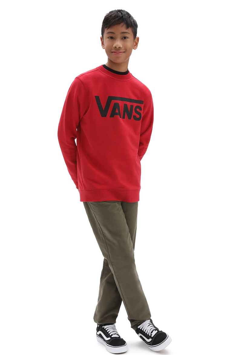 Vans Суитшърт с овално деколте и лого - Pepit.bg