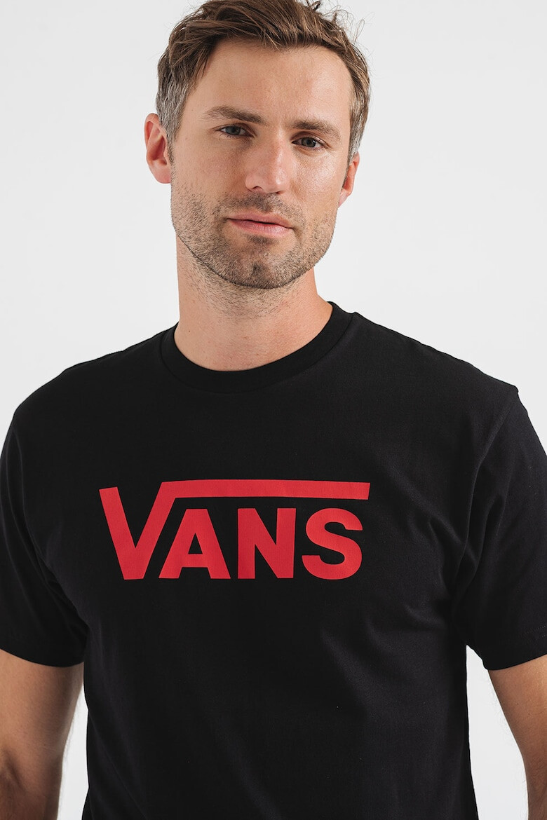 Vans Тениска с овално деколте и лого - Pepit.bg