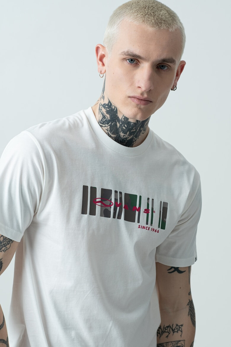 Vans Тениска с овално деколте и лого - Pepit.bg