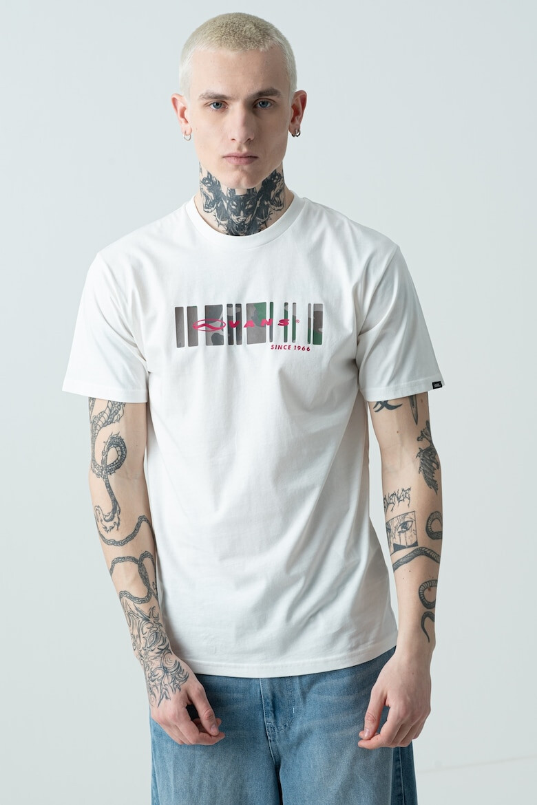 Vans Тениска с овално деколте и лого - Pepit.bg