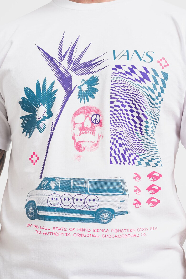 Vans Тениска Warped Vacantion с щампа - Pepit.bg