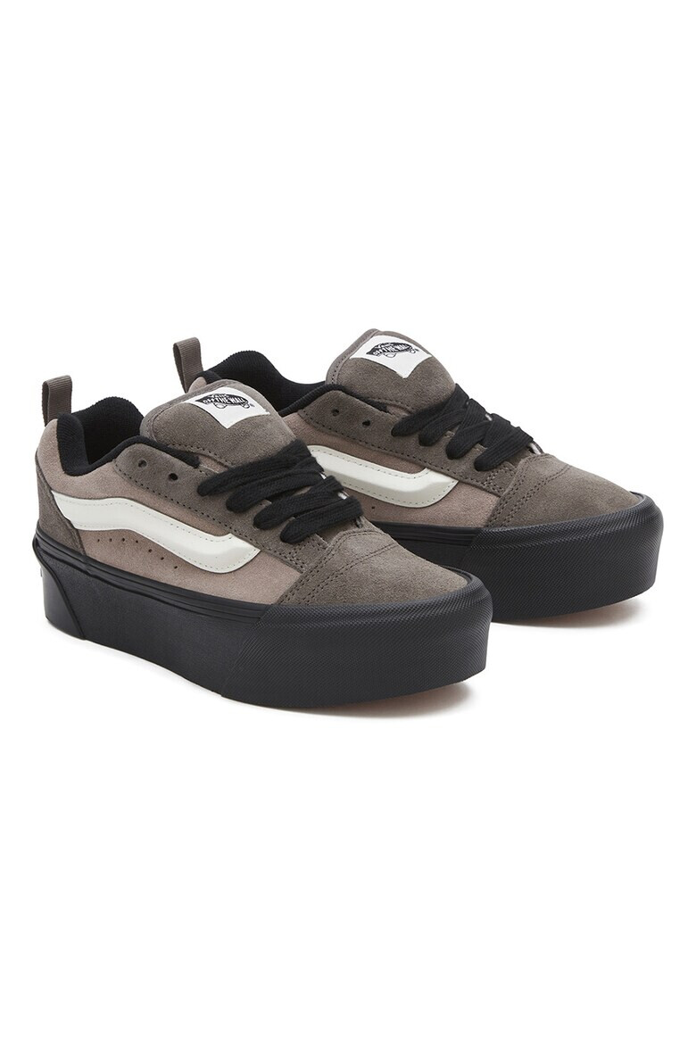 Vans Велурени кецове Knu Stack с равна платформа - Pepit.bg