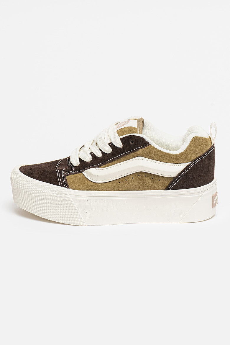 Vans Велурени кецове Knu Stack с равна платформа и контрасти - Pepit.bg