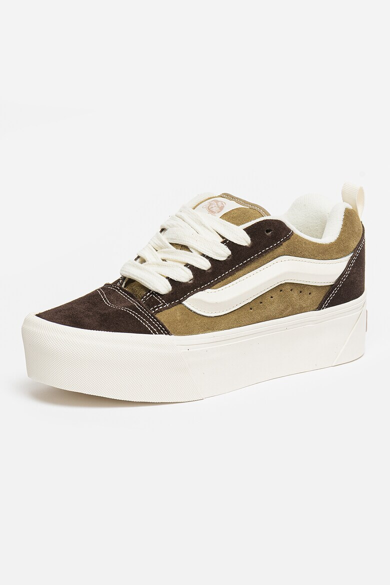 Vans Велурени кецове Knu Stack с равна платформа и контрасти - Pepit.bg