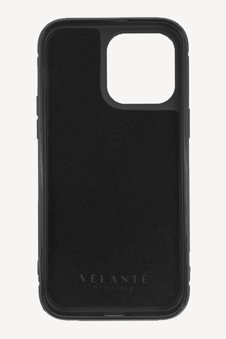 VELANTE OFFICIALE Кожен калъф за Iphone 13 Pro Max - Златист/Аквамарин син - Pepit.bg