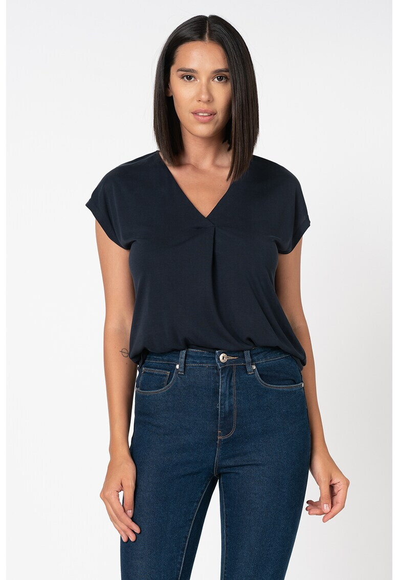 Vero Moda Блуза Beca с модал и шпиц - Pepit.bg