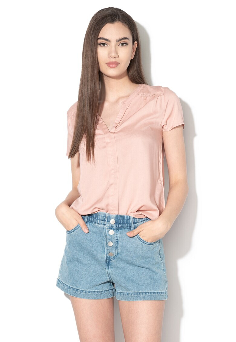 Vero Moda Блуза Debbie с шпиц деколте - Pepit.bg