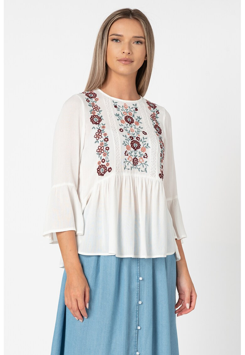 Vero Moda Блуза Karla с разкроени ръкави - Pepit.bg