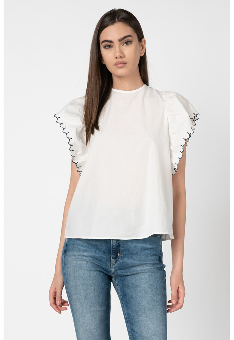 Vero Moda Блуза Laci с ръкави тип пеперуда - Pepit.bg