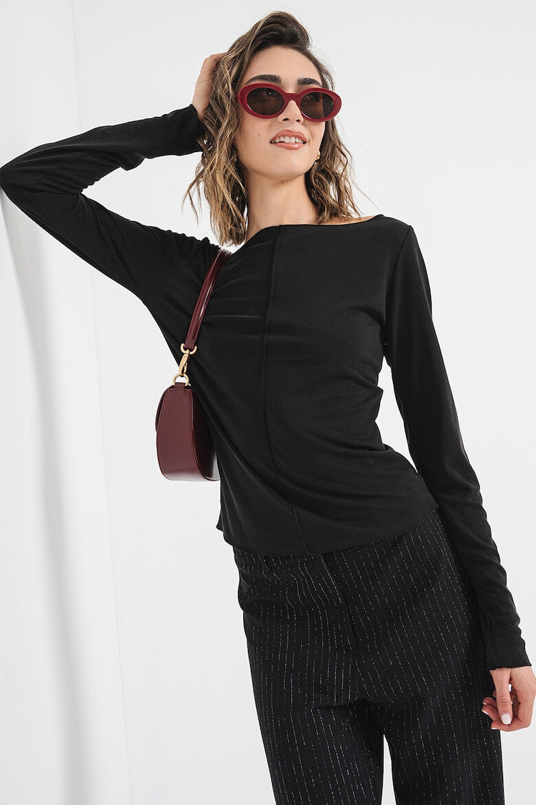 Vero Moda Блуза Maggie с модал и деколте-лодка - Pepit.bg