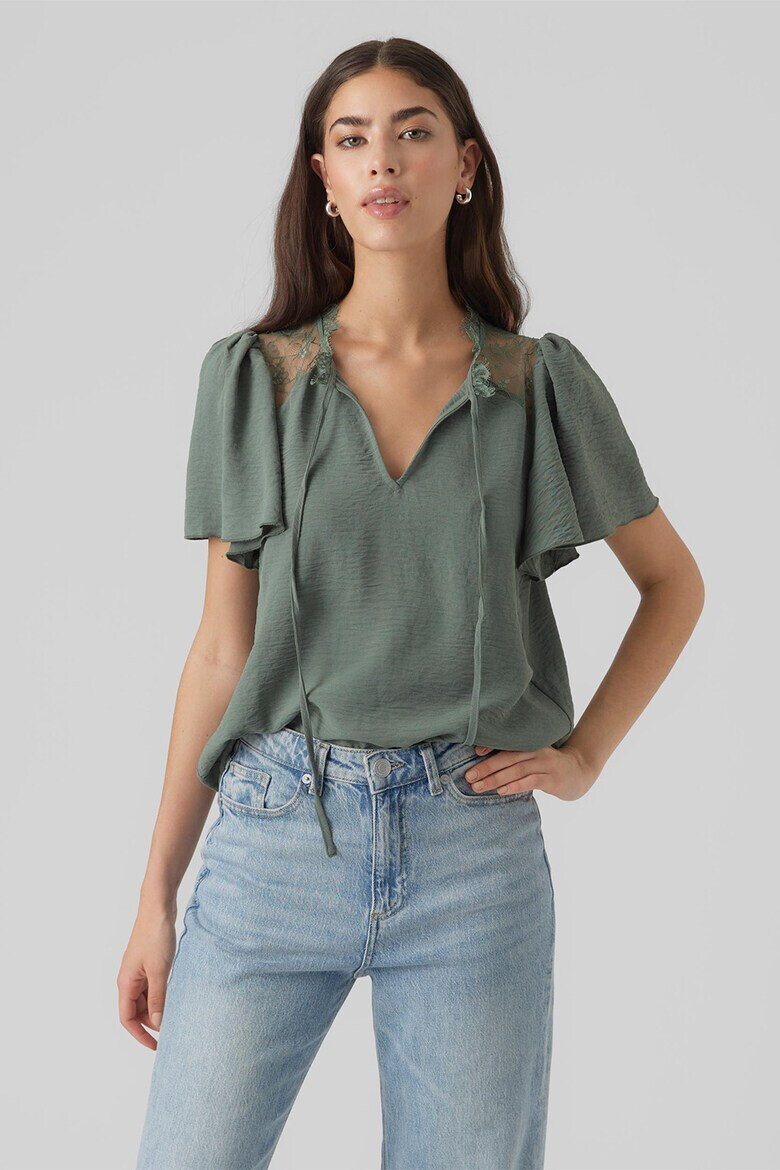 Vero Moda Блуза с дантела - Pepit.bg
