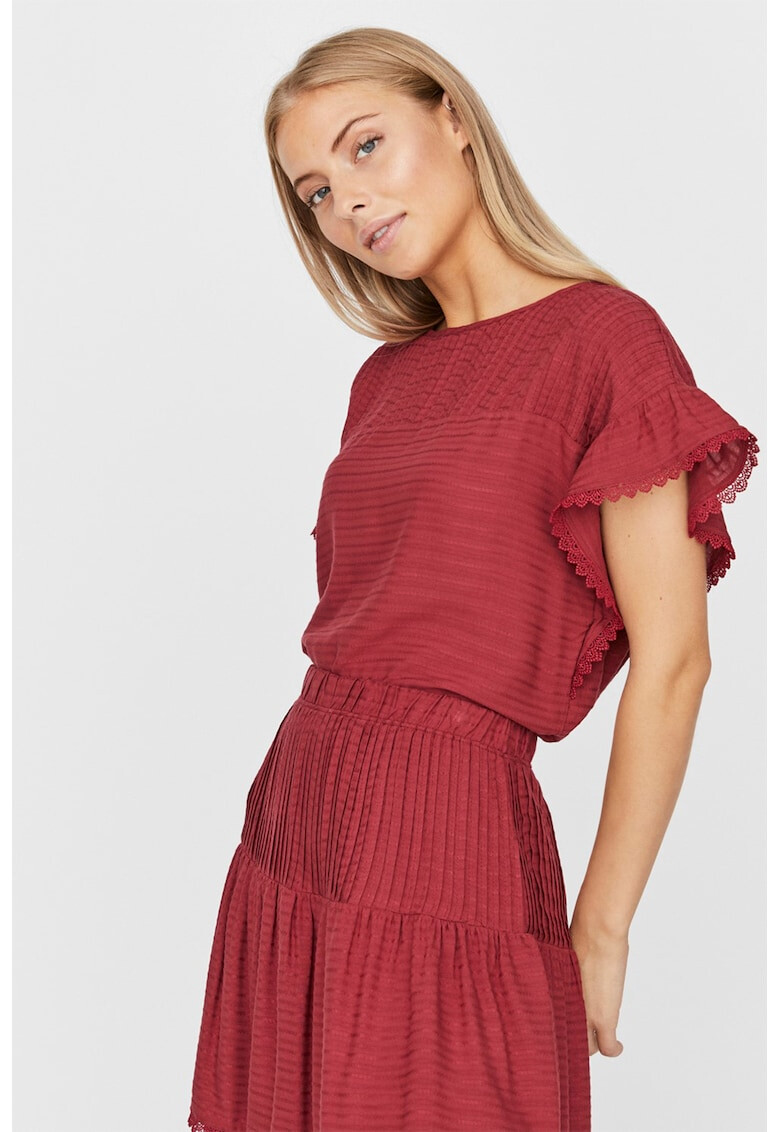 Vero Moda Блуза с деколте тип лодка - Pepit.bg