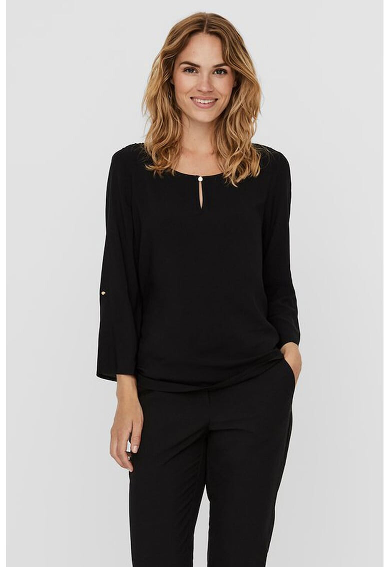 Vero Moda Блуза с деколте тип лодка - Pepit.bg