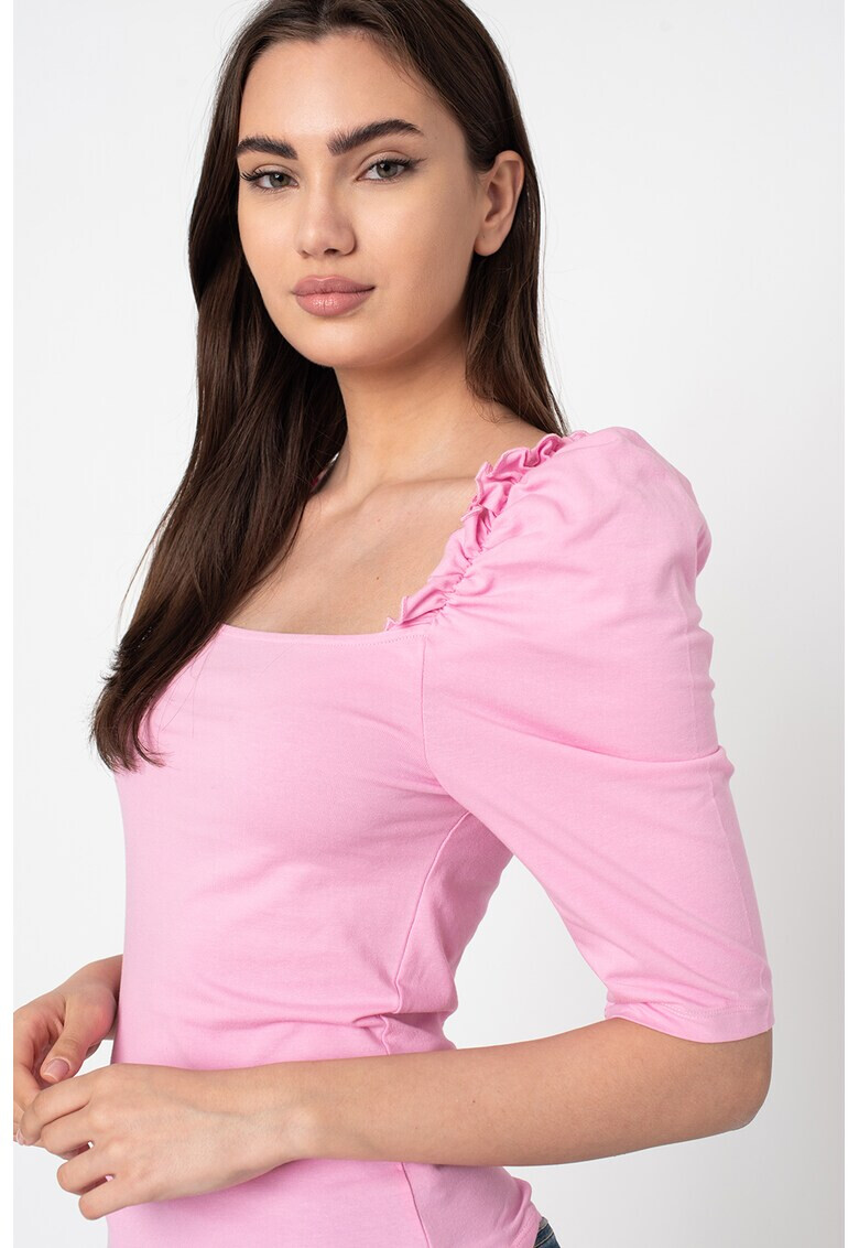 Vero Moda Блуза с ръкави с рюш - Pepit.bg