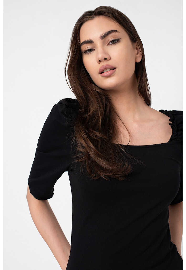 Vero Moda Блуза с ръкави с рюш - Pepit.bg