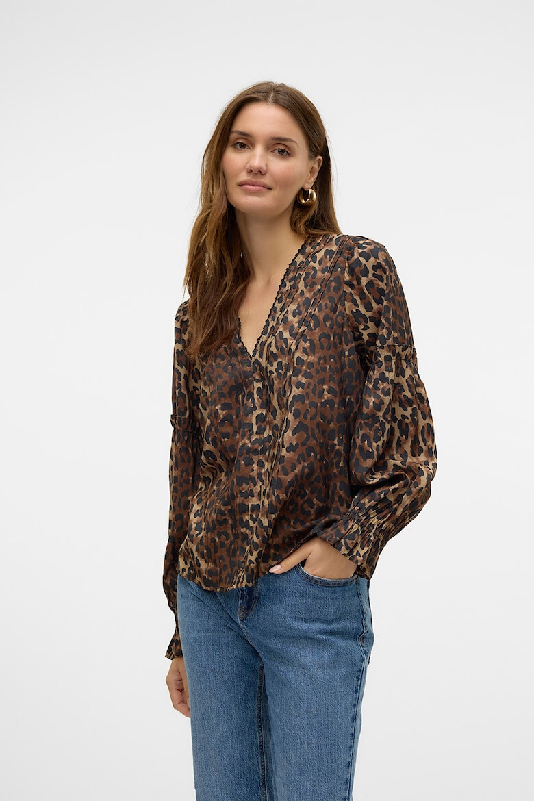 Vero Moda Блуза с шпиц и принт - Pepit.bg