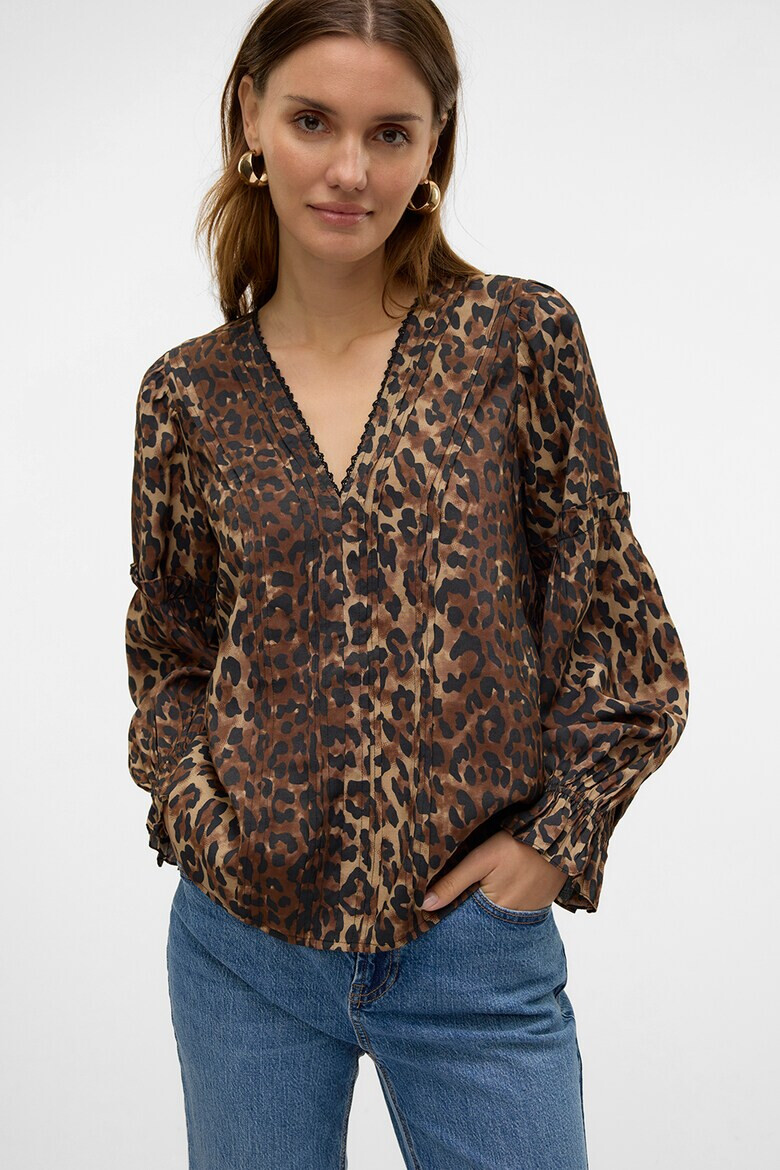 Vero Moda Блуза с шпиц и принт - Pepit.bg