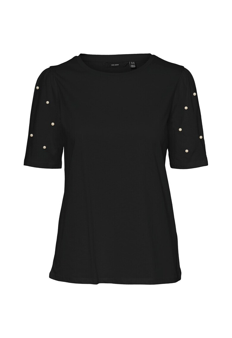 Vero Moda Блуза със синтетични перли - Pepit.bg