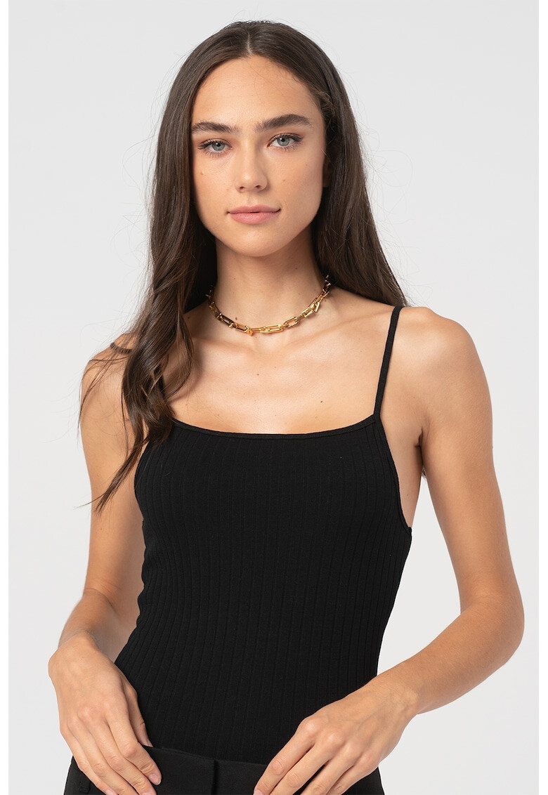 Vero Moda Боди Tula с рипс - Pepit.bg