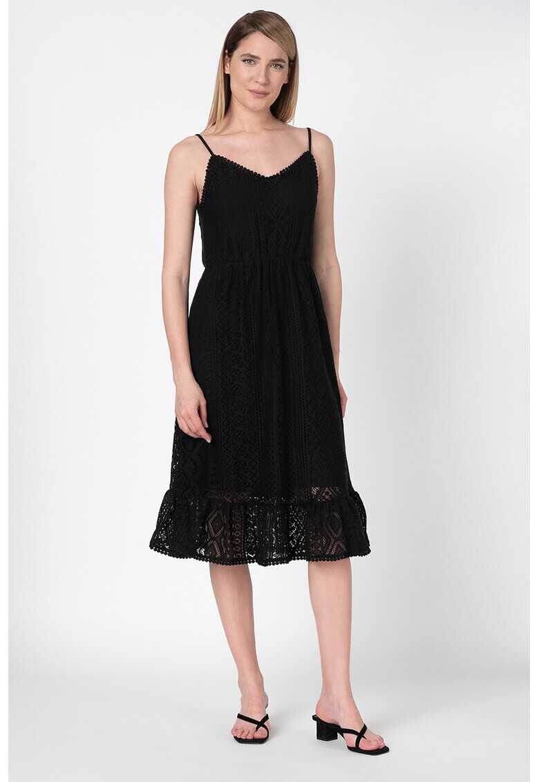 Vero Moda Дантелена рокля Lea с шпиц - Pepit.bg