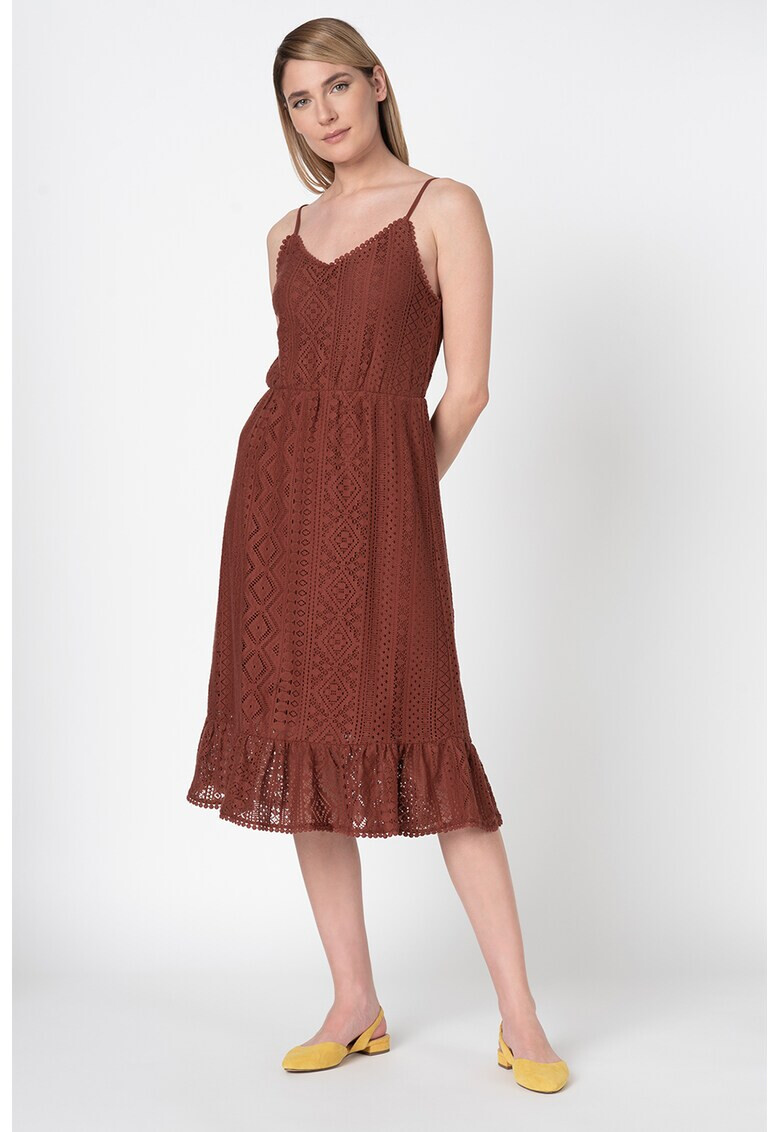 Vero Moda Дантелена рокля Lea с шпиц - Pepit.bg