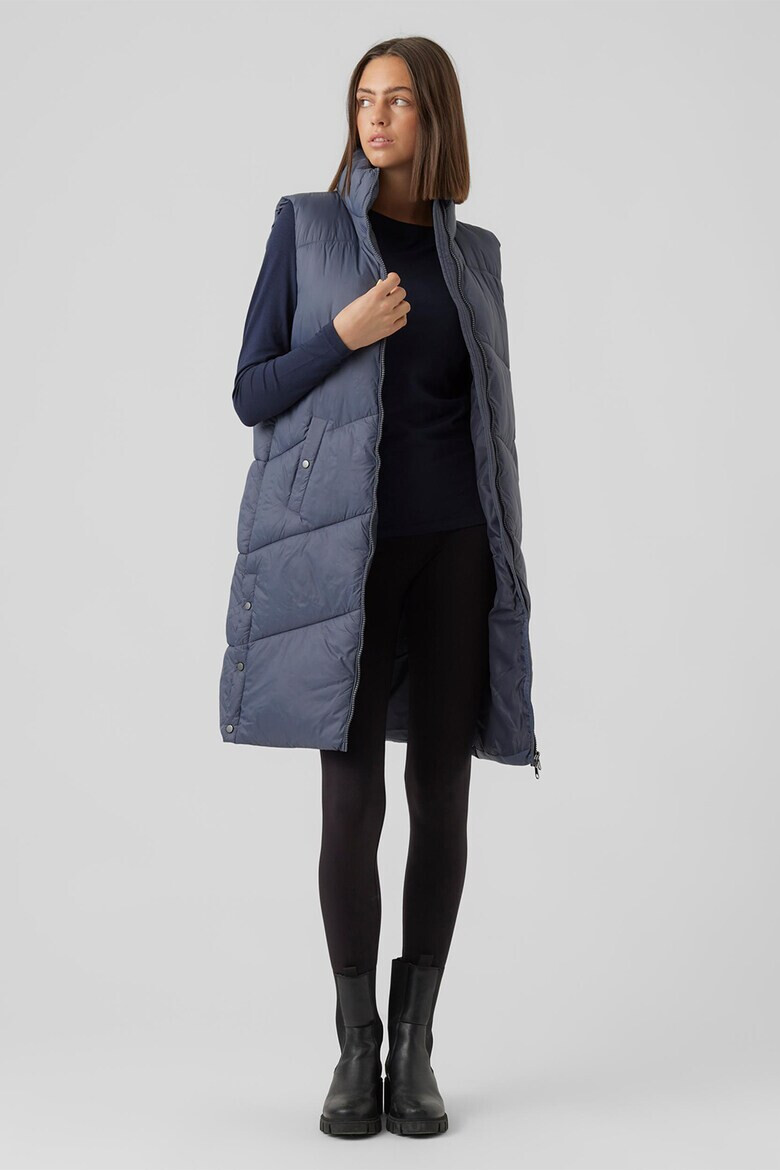 Vero Moda Дълъг капитониран елек - Pepit.bg