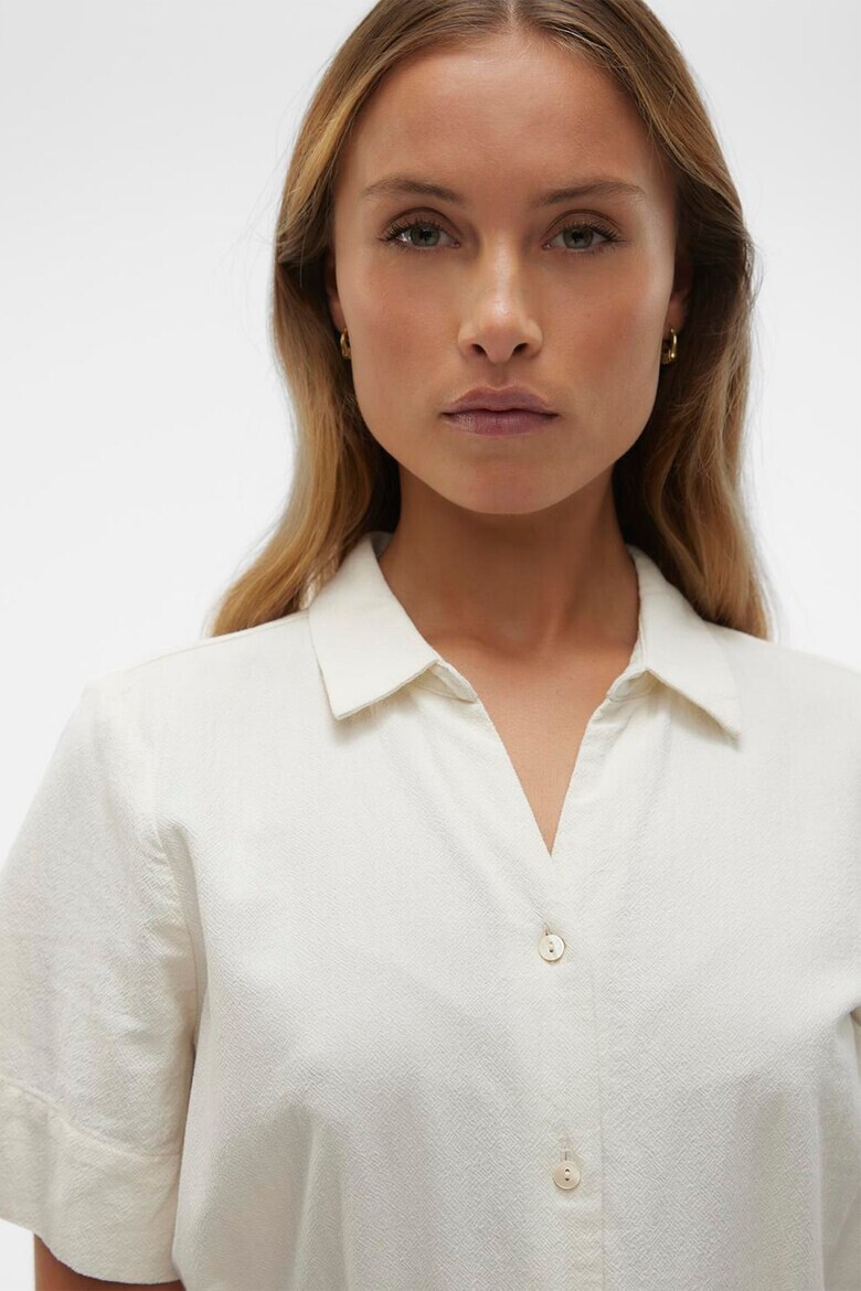 Vero Moda Дълга рокля тип риза с колан - Pepit.bg