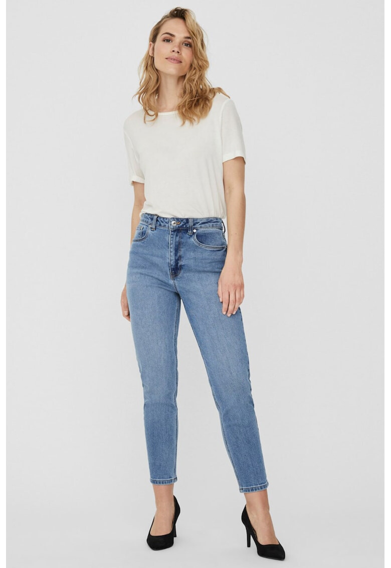Vero Moda Дънки Mom с органичен памук - Pepit.bg
